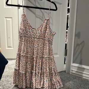 Floral Spaghetti Strap Dress